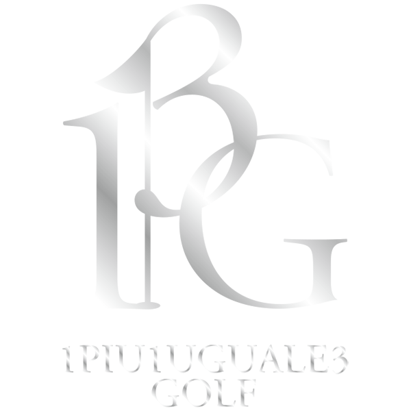 1piu1uguale3 golf logo