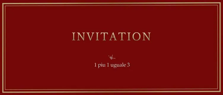 1piu1uguale3 invitation