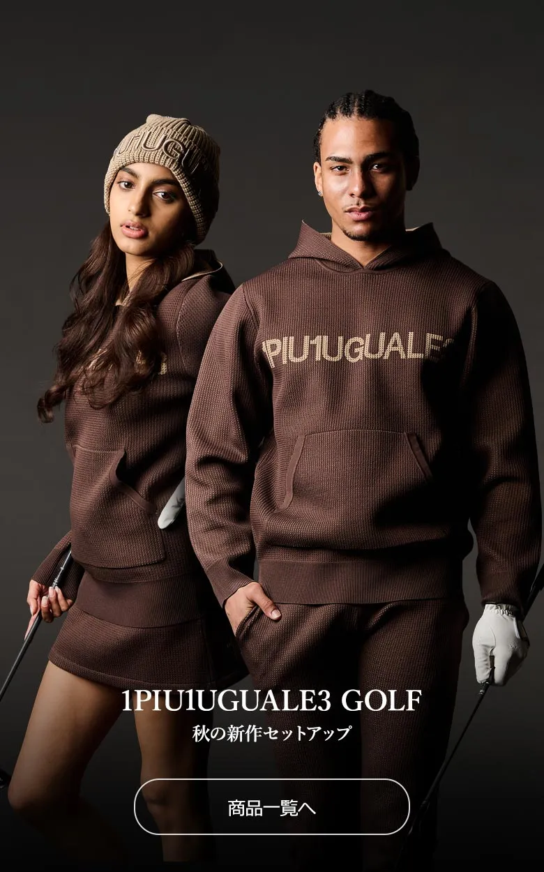 1piu1uguale3 - 1PIU1UGUALE3 GOLF×戸賀24SSアーガイル半袖セットアップ黒Ⅵ 1PIU1UGUALE3 GOLF×戸賀24SSアーガイル半袖セットアップ黒Ⅵ
