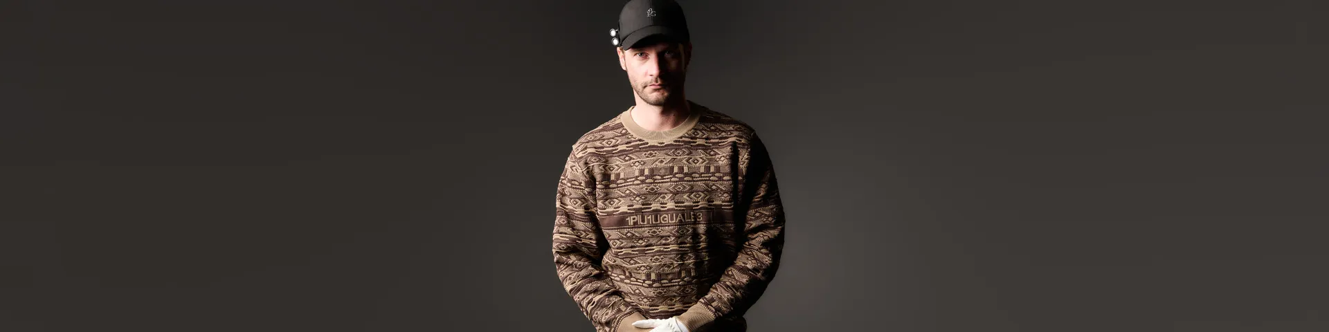 1piu1uguale3 メンズ モックネック