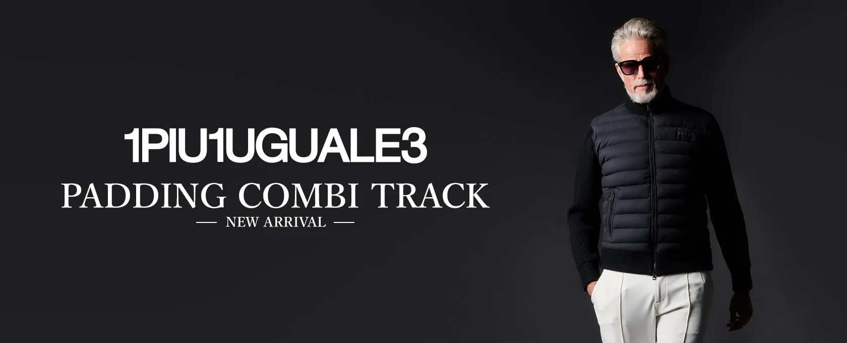 1PIU1UGUALE3 SPORT HYPER JERSEY GRAY BIKER RIB［GRAY］ | VATOMCE