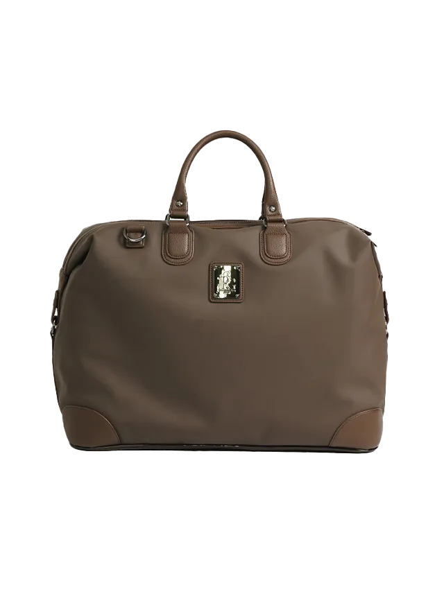 1piu1uguale3 ゴルフボストンバッグ_ブラウン