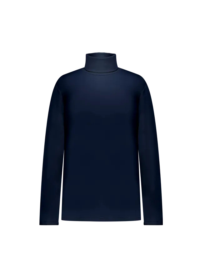 1PIU1UGUALE3 タートルネック　ネイビー