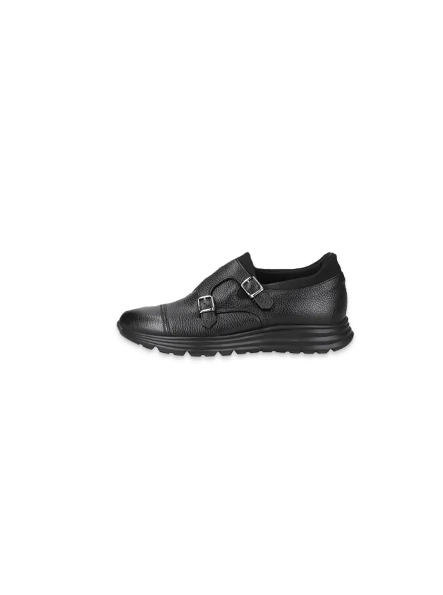 1PIU1UGUALE3 ダブルモンンクスニーカー ブラック