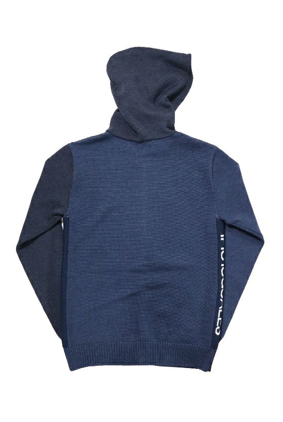 1piu1uguale3 ニット |MRK191-WOL018-57 113 ZIP PARKA ［NAVY］