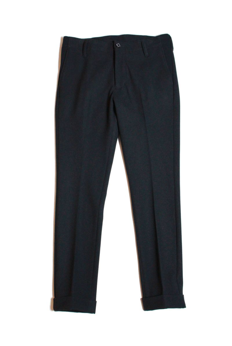 1piu1uguale3 パンツ |MRP285-PRY051-99 RIB TAPERED SLACKS ［BLACK］