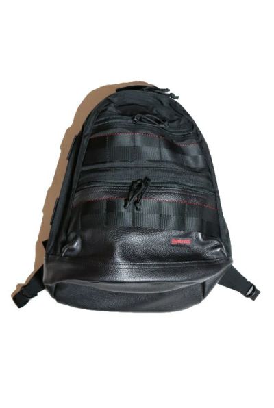 1piu1uguale3 グッズ |MRG198-NYN014-99-99 1PIU1UGUALE3 × BRIEFING  BACKPACK/PRODUCTIVE FORCE MINI ［BLACK/BLACK］