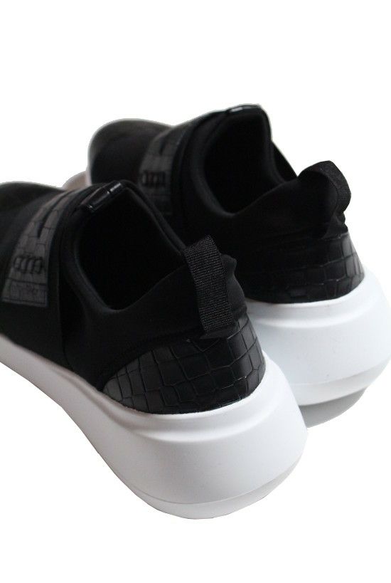 1piu1uguale3 パンツ |MRG257-COW072-99-10 1PIU1UGUALE3×BePositive WALK IN THE  AIR LOAFER ［BLACK/WHITE］