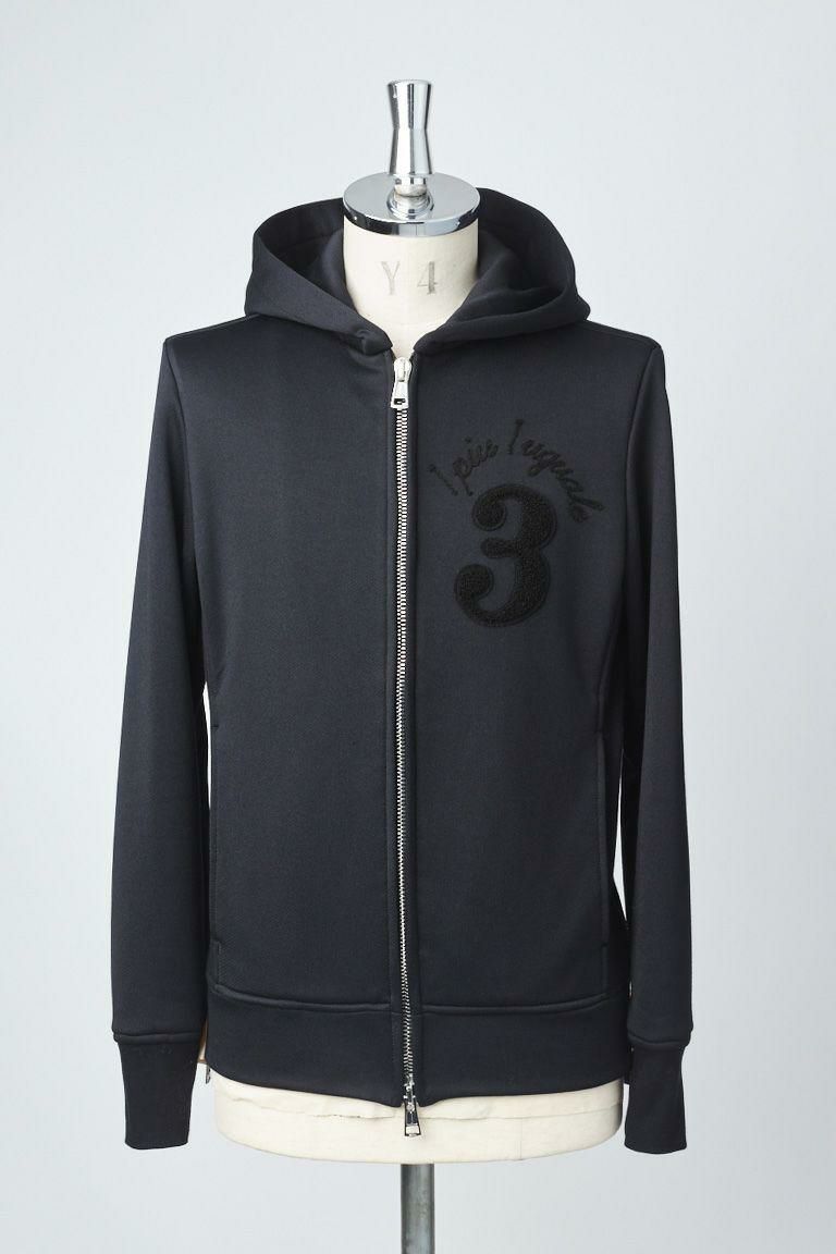 1piu1uguale3 ジャケット |MRB449-PCT100-99 SIDE ZIP PARKA［BLACK］