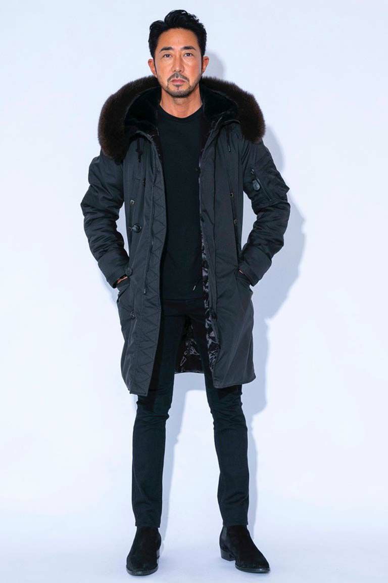 BLACK MILITARY BY YOSHIMASA HOSHIBA N-3B FLIGHT JACKET