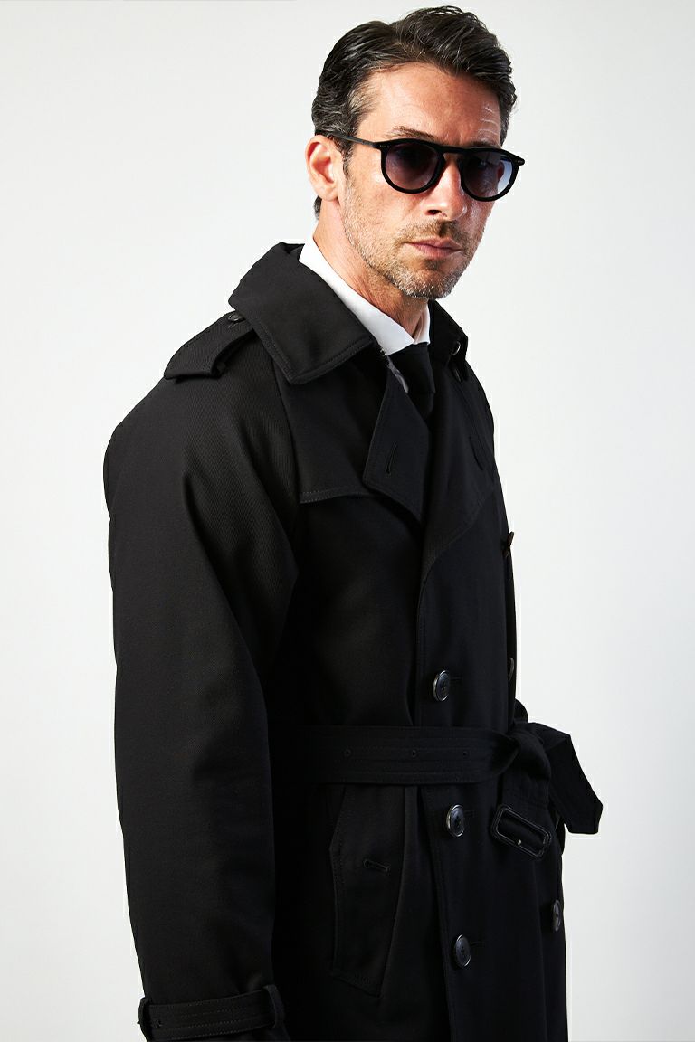 BLACK MILITARY Vol.17 FIRST TRENCH COAT［BLACK］ | VATOMCE