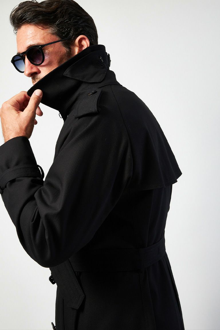 BLACK MILITARY Vol.17 FIRST TRENCH COAT［BLACK］ | VATOMCE