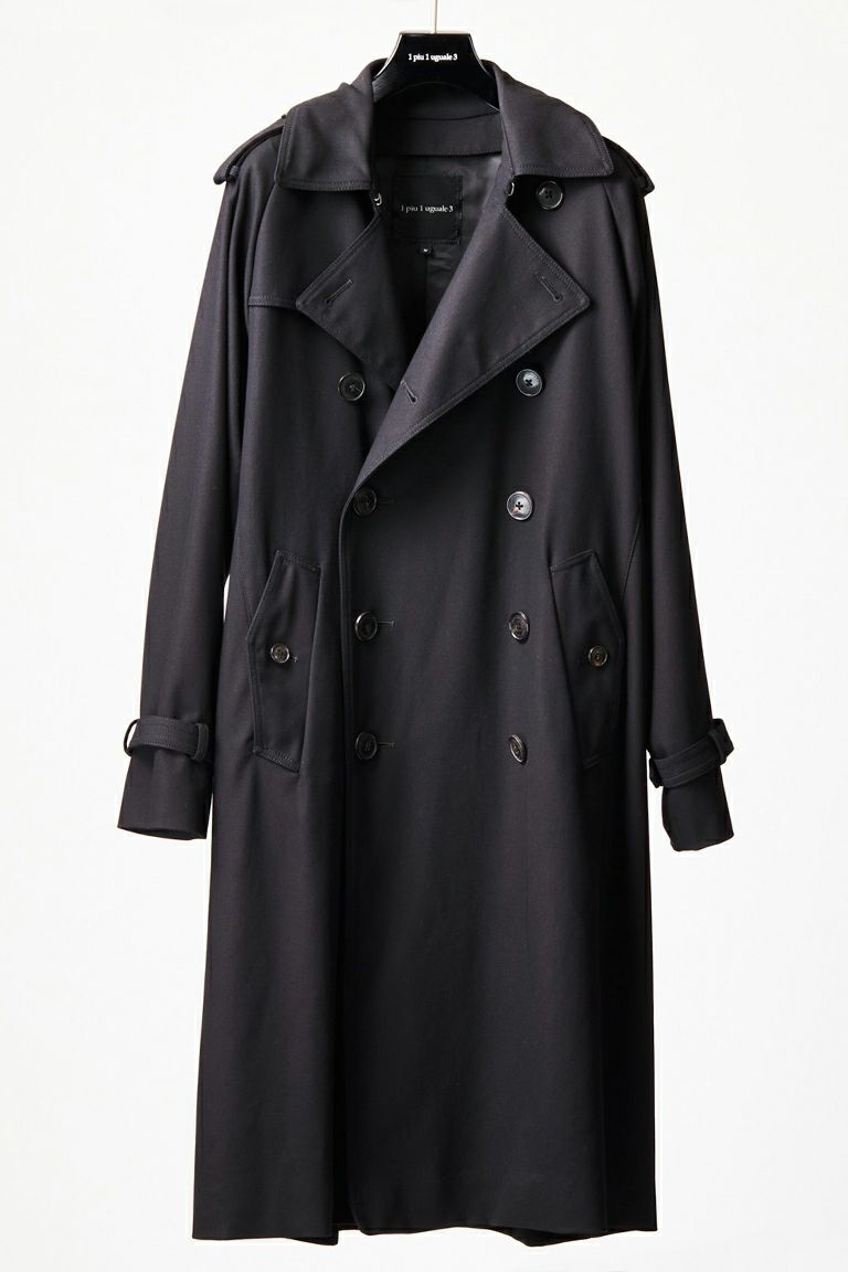 BLACK MILITARY Vol.17 FIRST TRENCH COAT［BLACK］ | VATOMCE