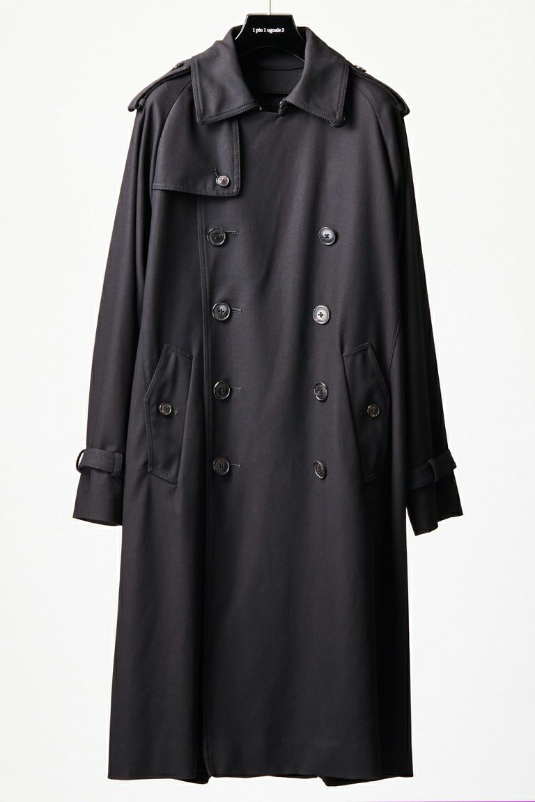 BLACK MILITARY Vol.17 FIRST TRENCH COAT［BLACK］ | VATOMCE