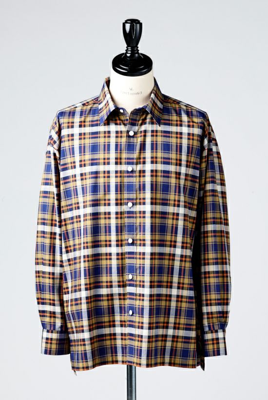 1piu1uguale3 BIG CHECK SHIRTS - 通販 - hydro-mineral.net