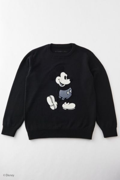 極美品 DJふぉい着用 1PIU1UGUALE3 ミッキー セーター ウノピュウ 極美品 DJふぉい着用 1PIU1UGUALE3 ミッキー セーター ウノピュウ