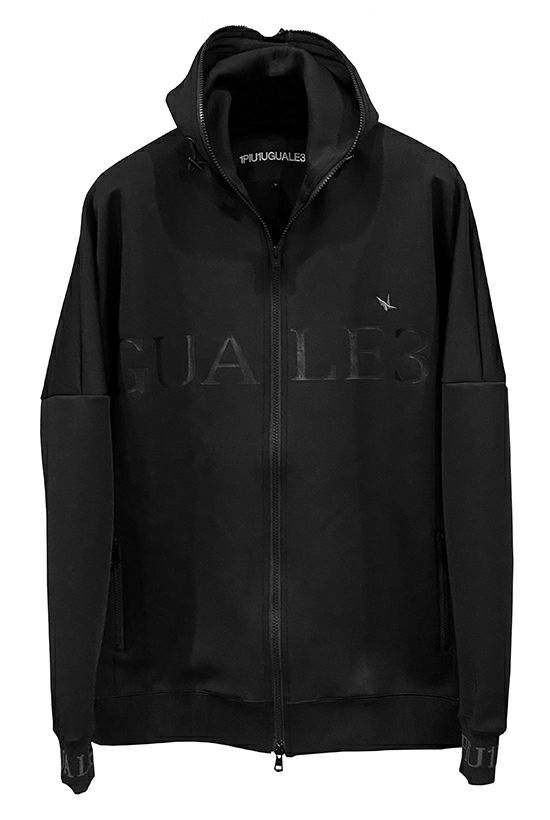 1PIU1UGUALE3 SPORT MIKURU ASAKURA FULL ZIP UP PARKA [BLACK]