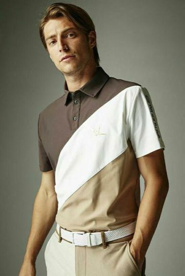 S/S POLO BACK TAPE LOGO［BEIGE］ | VATOMCE | 1PIU1UGUALE3正規店