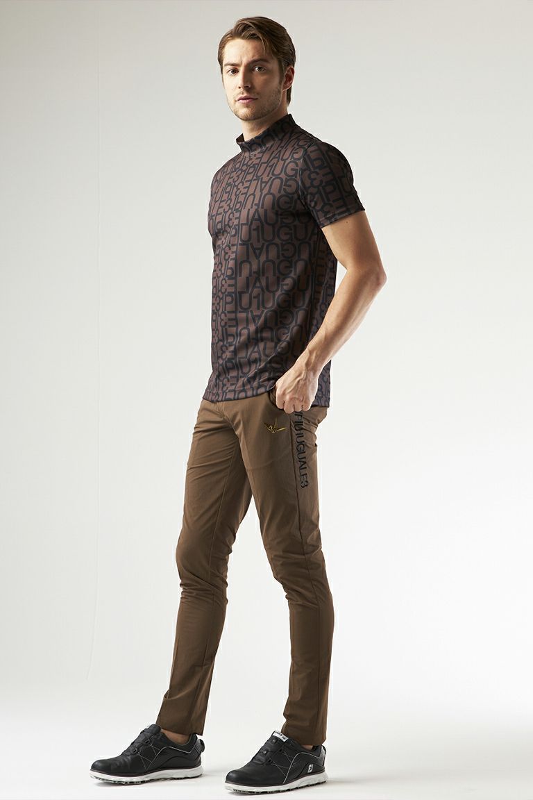 BIG LOGO S/S MOCK［BROWN/BLACK］ | VATOMCE | 1PIU1UGUALE3正規店