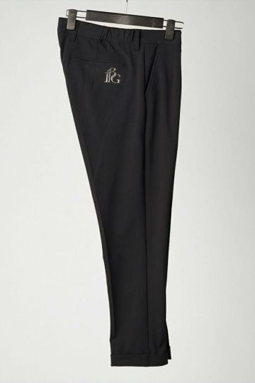 1PIU1UGUALE3 GOLF CREASE PANTS BLACKカラーブラック - mypantum.com