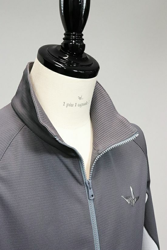 1PIU1UGUALE3 GOLF - 113 GOLF HALF ZIP / 刺繍サークルロゴ