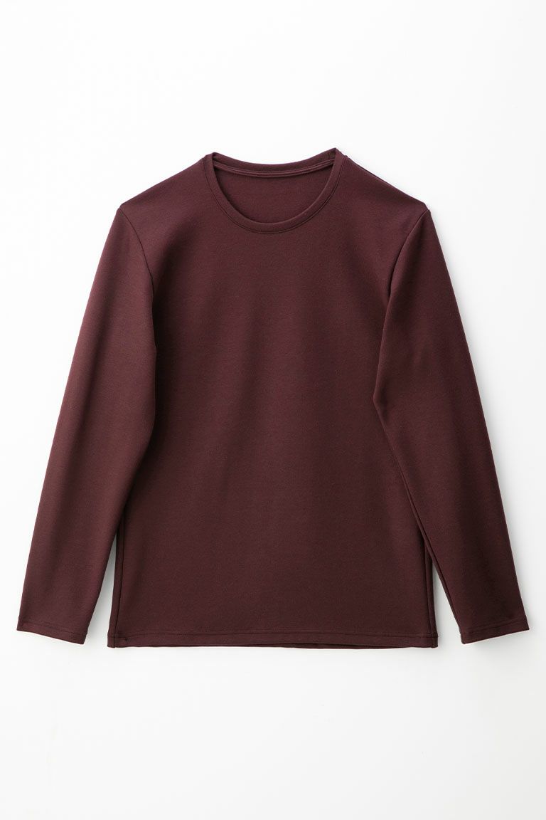 L/S CREW-NECK［BURGUNDY］ | 1PIU1UGUALE3｜ウノ ピゥ ウノ