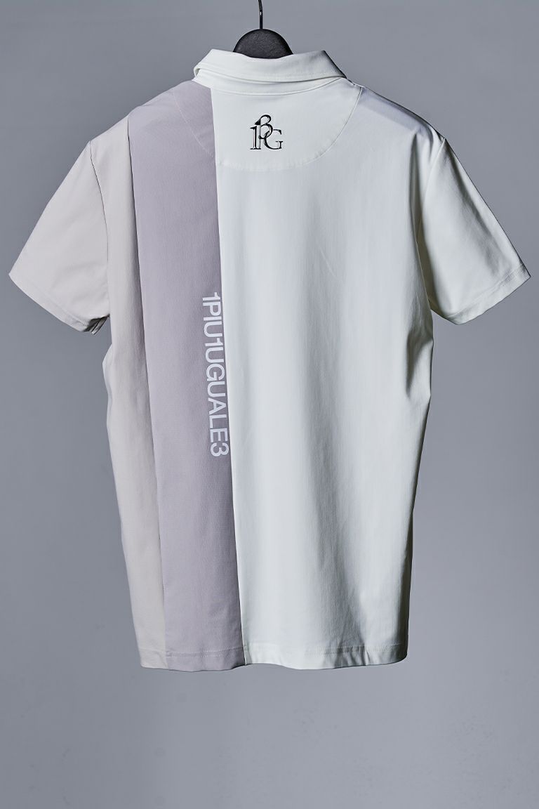S/S POLO STRIPE SWITCH［WHITE］ | VATOMCE | 1PIU1UGUALE3正規店