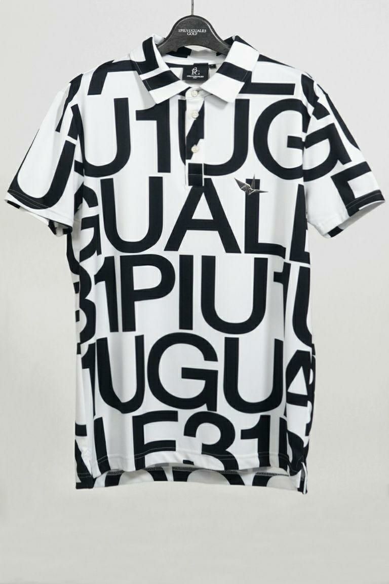 S/S POLO 1PIU1UGUALE3 GIANT LOGO［WHITE］ | 1PIU1UGUALE3｜ウノ 