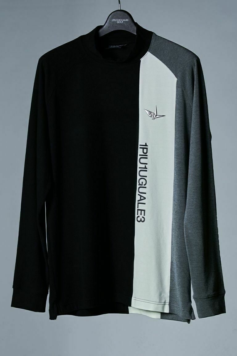 L/S MOCK NECK STRIPE［BLACK］ | VATOMCE | 1PIU1UGUALE3正規店