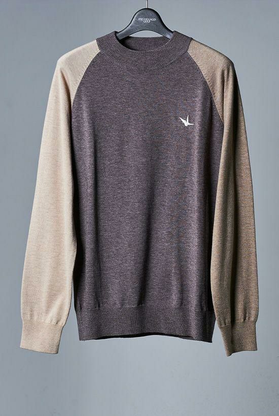 CRAZY KNIT MOCK［GRAY BEIGE］ | VATOMCE | 1PIU1UGUALE3正規店