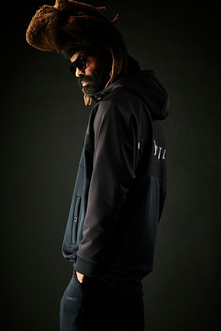 113 SPORT MOVING ZIP HOODIE［BLACK］ | 1piu1uguale3 オンラインストア 大阪