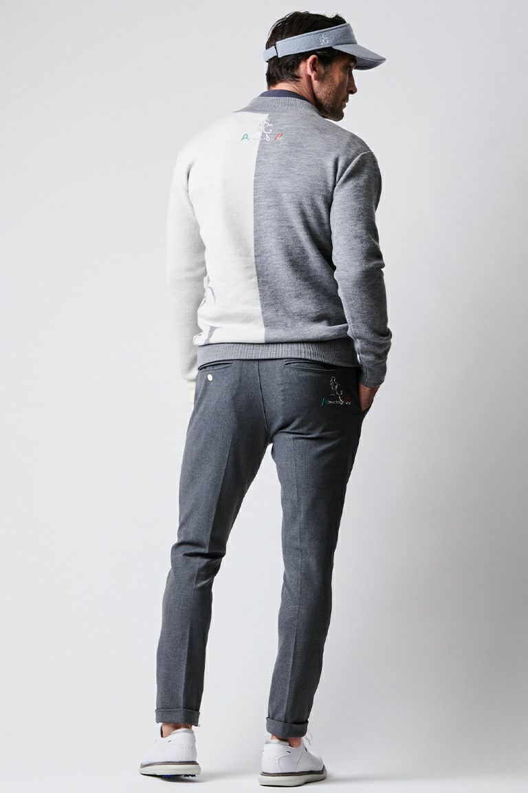 ADP HALFZIP KNIT TRACK［GRAY/L.GRAY］ | VATOMCE | 1PIU1UGUALE3正規店