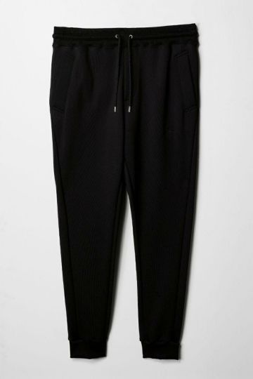 RIB PANTS［BLACK］ | 1PIU1UGUALE3｜ウノ ピゥ ウノ ウグァーレ トレ