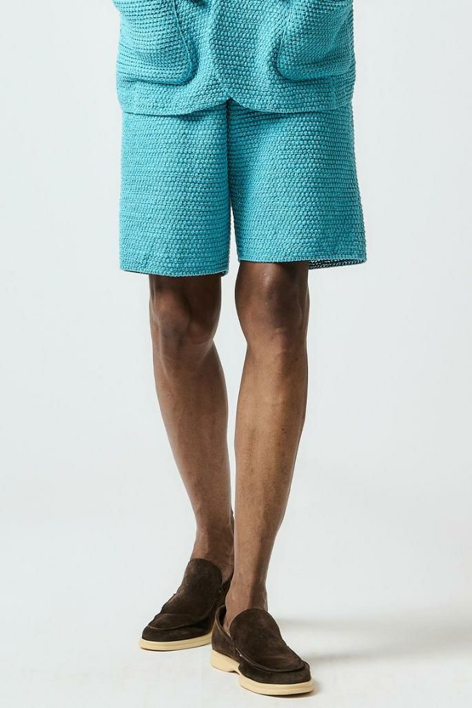 4.9万1piu1uguale3 COMODO SHORTS TURQUOISE - www.miklub.fr