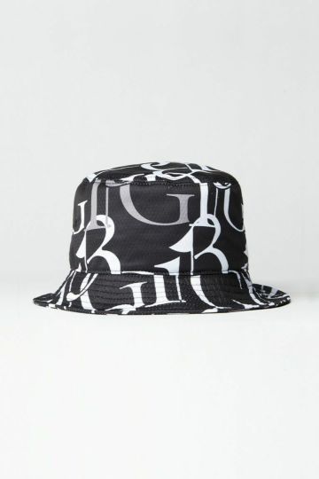 113G FULL LOGO MIX BUCKET HAT［BLACK］ | 1PIU1UGUALE3｜ウノ ピゥ