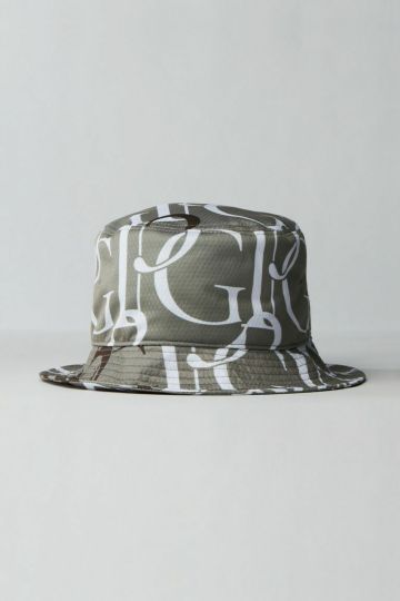 113G FULL LOGO MIX BUCKET HAT［KHAKI］ | 1PIU1UGUALE3｜ウノ ピゥ