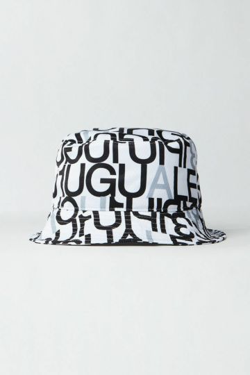 BUCKET HAT 1PIU1UGUALE3 FULL LOGO MIX［WHITE］ | 1PIU1UGUALE3