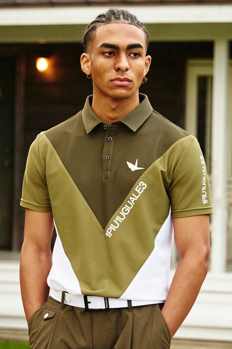 S/S POLO VICTORY SWITCH［KHAKI］ | VATOMCE | 1PIU1UGUALE3正規店