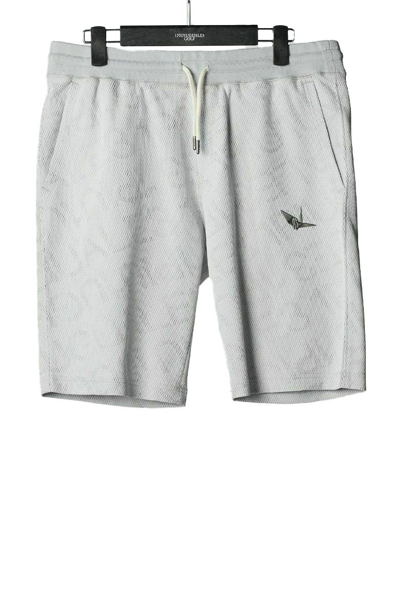 JERSEY SHORTS DIAGONAL LOGO［WHITE/GRAY］ | VATOMCE  