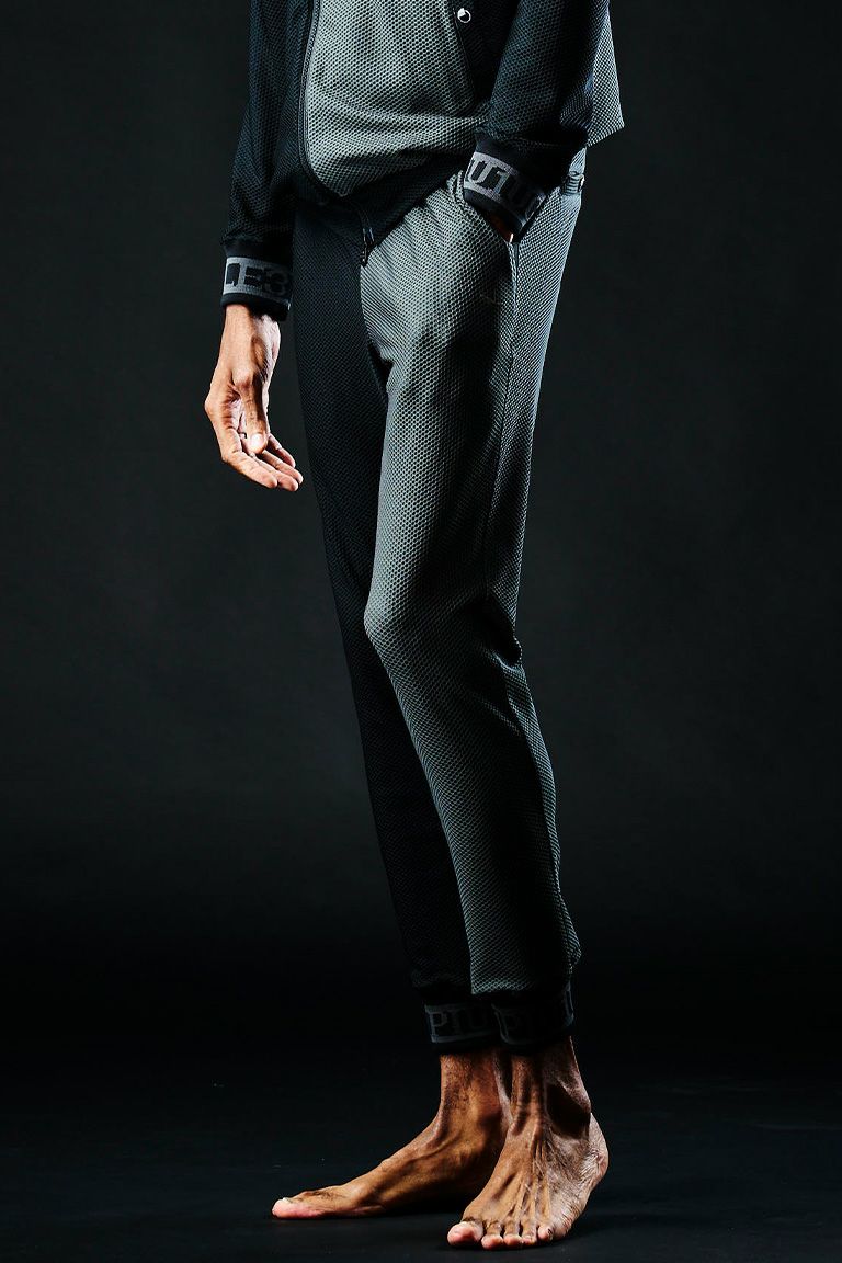 113 SPORT TECHNICAL MESH CRAZY RIB［BLACK/CHARCOAL