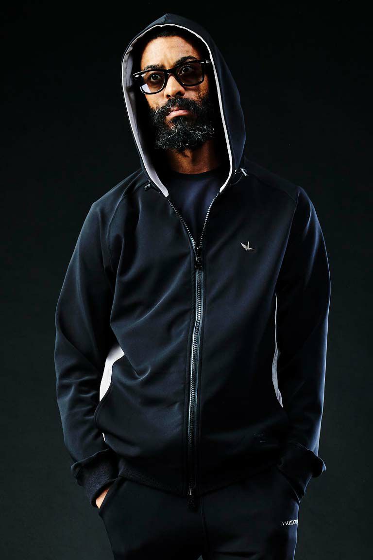 1PIU1UGUALE3 SPORT HYPER JERSEY BLACK PARKA［BLACK］ | VATOMCE