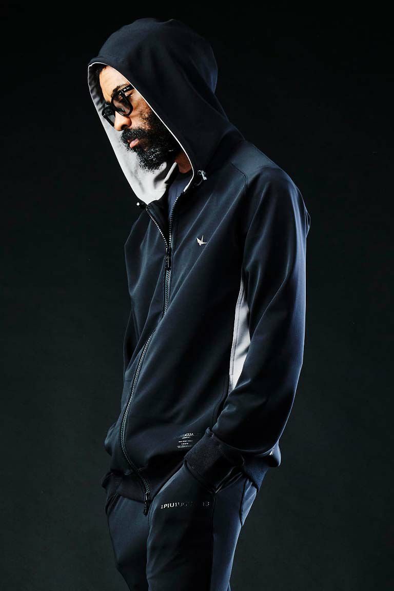 1PIU1UGUALE3 SPORT HYPER JERSEY BLACK PARKA［BLACK］ | VATOMCE