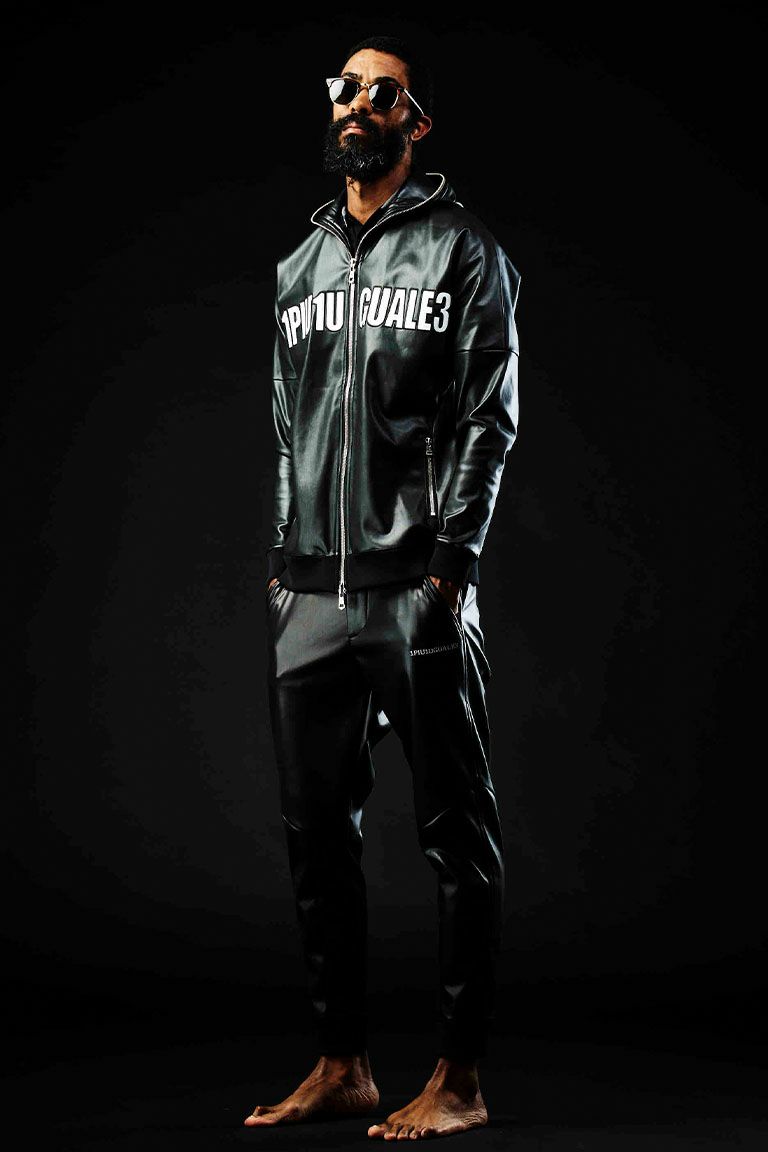 1PIU1UGUALE3 R[ONE] SPORTS LEATHER PARKA［BLACK］ | 1PIU1UGUALE3