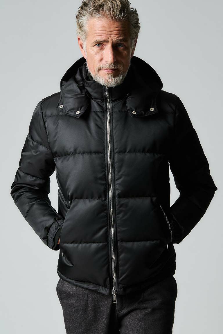 HOODED SKI DOWN［BLACK］ | VATOMCE | 1PIU1UGUALE3正規店