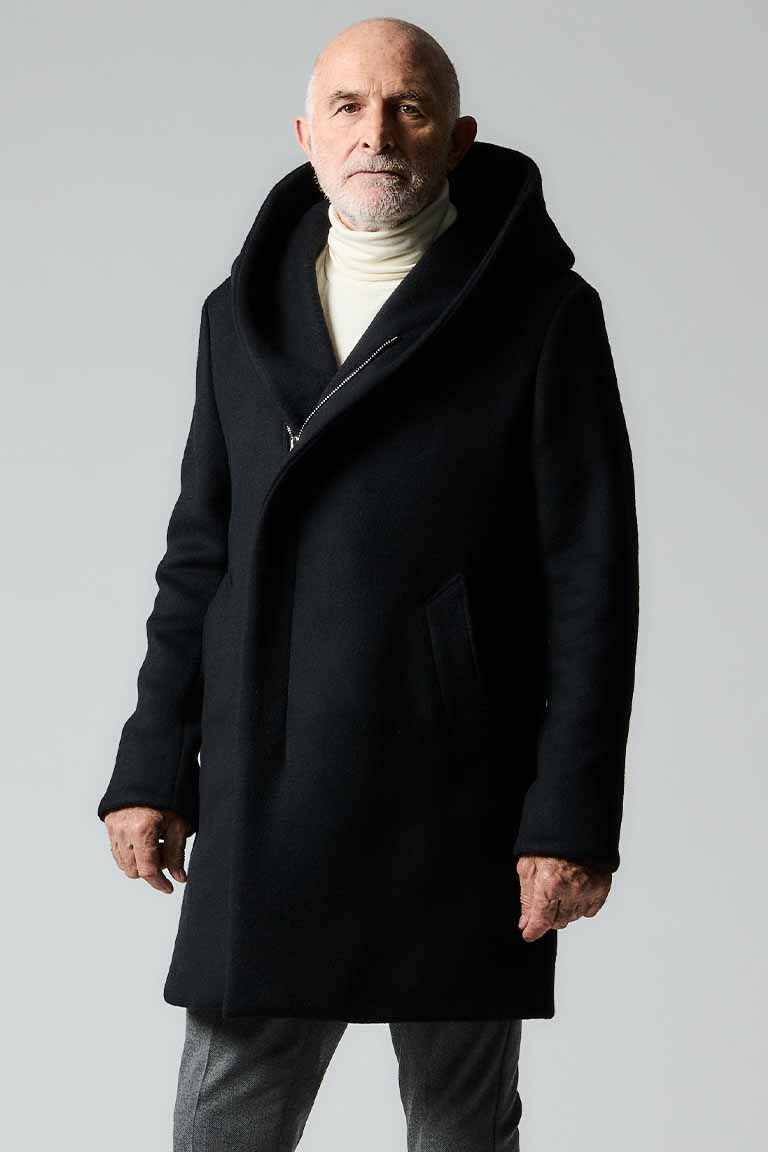 WRAP COAT［BLACK］ | VATOMCE | 1PIU1UGUALE3正規店