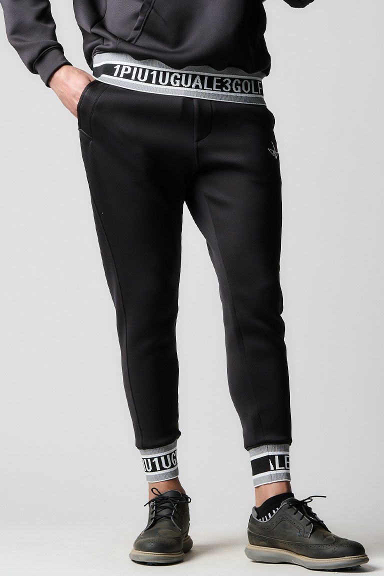 LOGO RIB EASY PANTS［BLACK］ | VATOMCE | 1PIU1UGUALE3正規店 