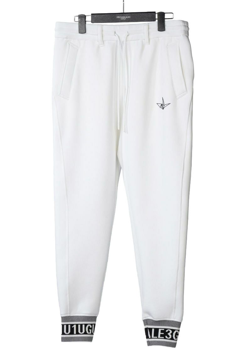 LOGO RIB EASY PANTS［WHITE］ | VATOMCE | 1PIU1UGUALE3正規店 