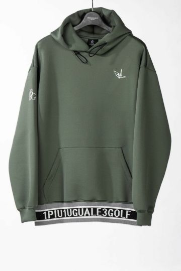 LOGO RIB PULLOVER［KHAKI］