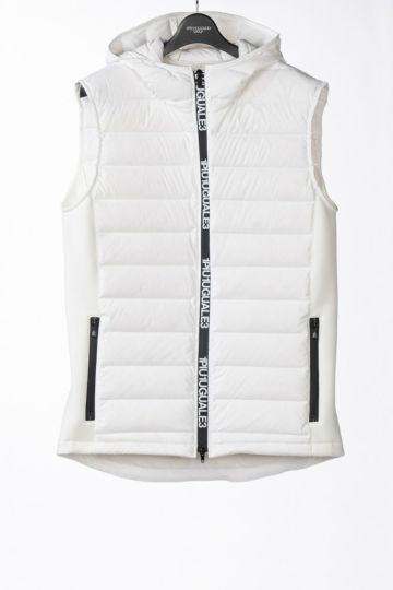 HOODED DOWN VEST［WHITE］ | 1PIU1UGUALE3｜ウノ ピゥ ウノ