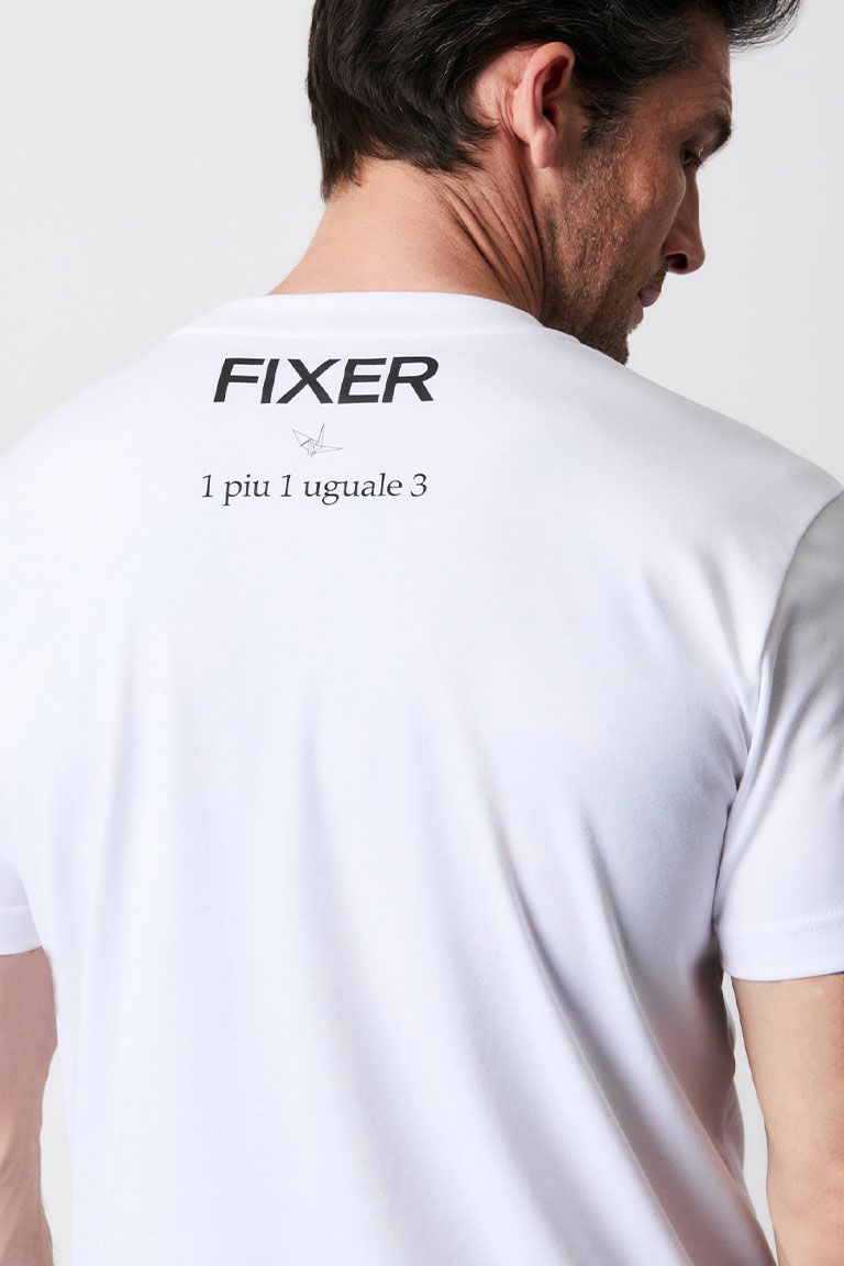 FIXER 1PIU1UGUALE3 TシャツLサイズ着丈69cm